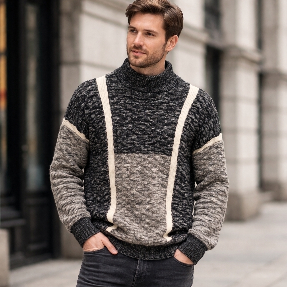 Vintage Abercrombie & Fitch Mohair-Blend Sweater – Size L